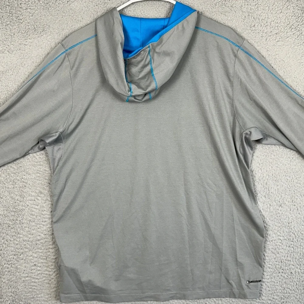 The North Face Hoodie Mens Large FlashDry-XD Grey Mountain Athletics Pullover